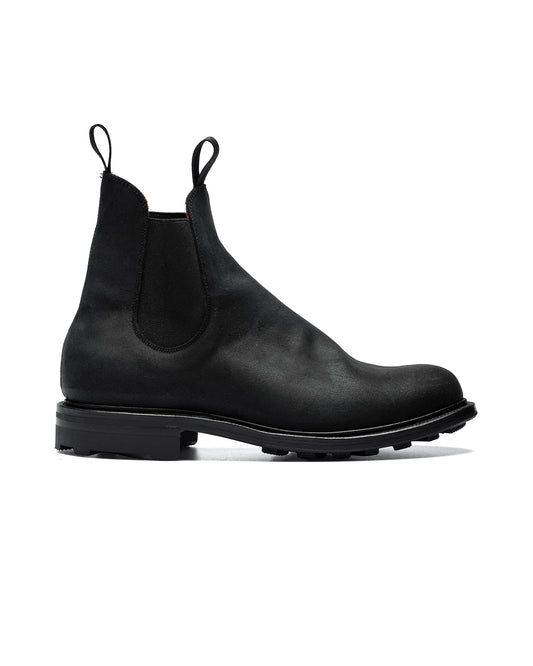 Viberg Chelsea Boot Black Waxy Commander