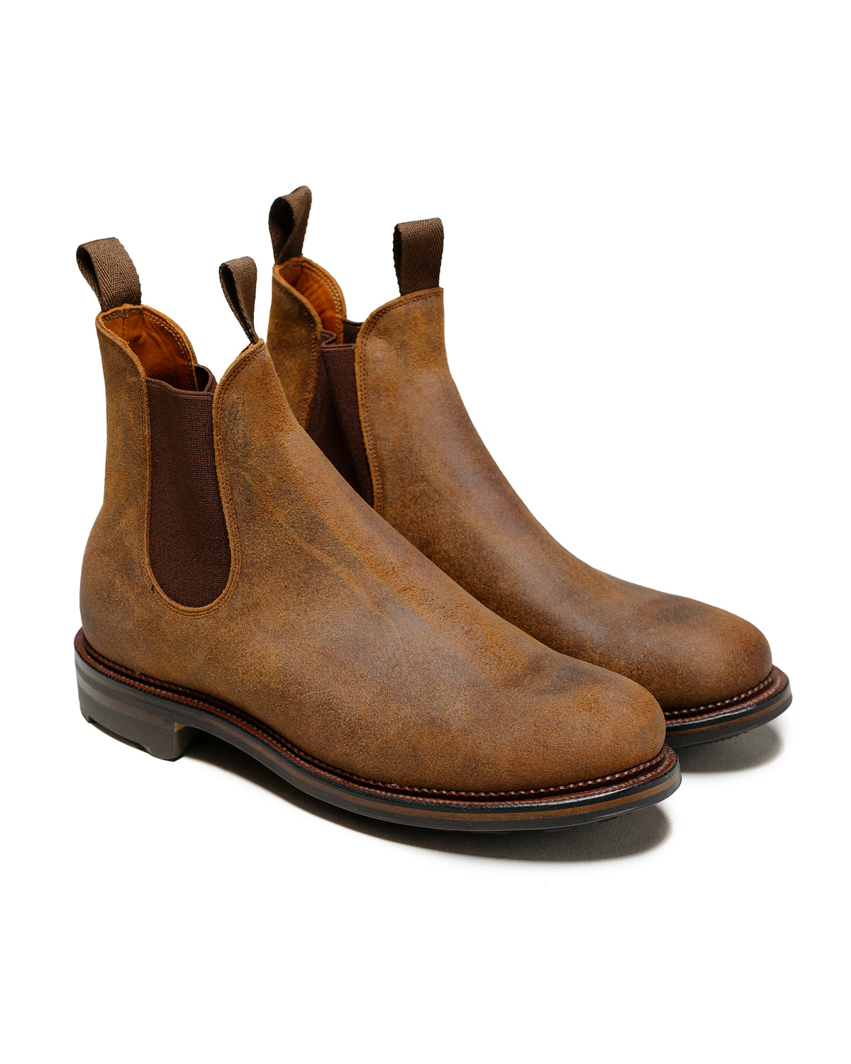 Viberg Chelsea Boot Urban Brown Waxy Commander – lost & found