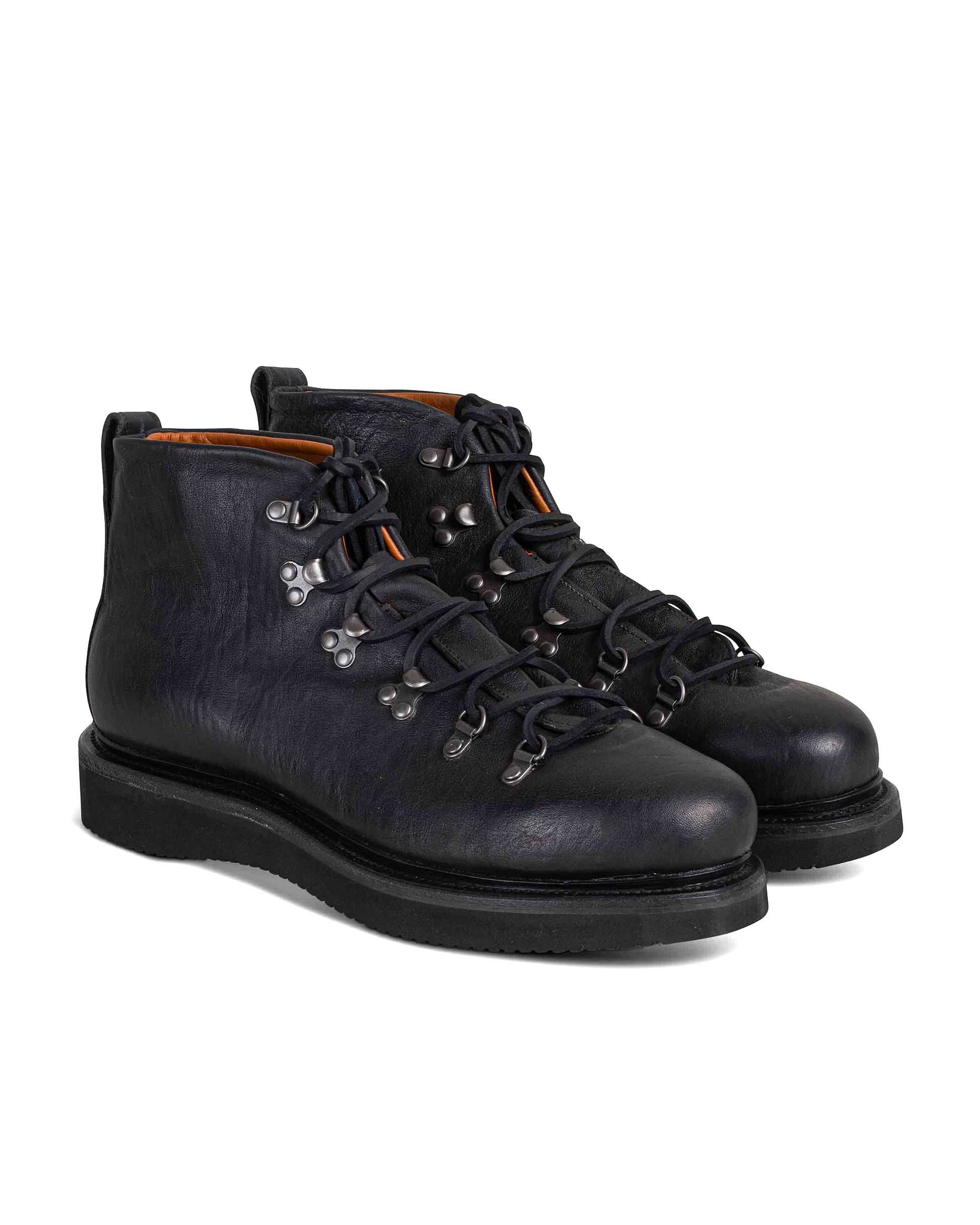Viberg Hiker Nero Washed Kangaroo - Main Image