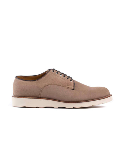 Viberg Natural Chromexcel Roughout Derby Shoe