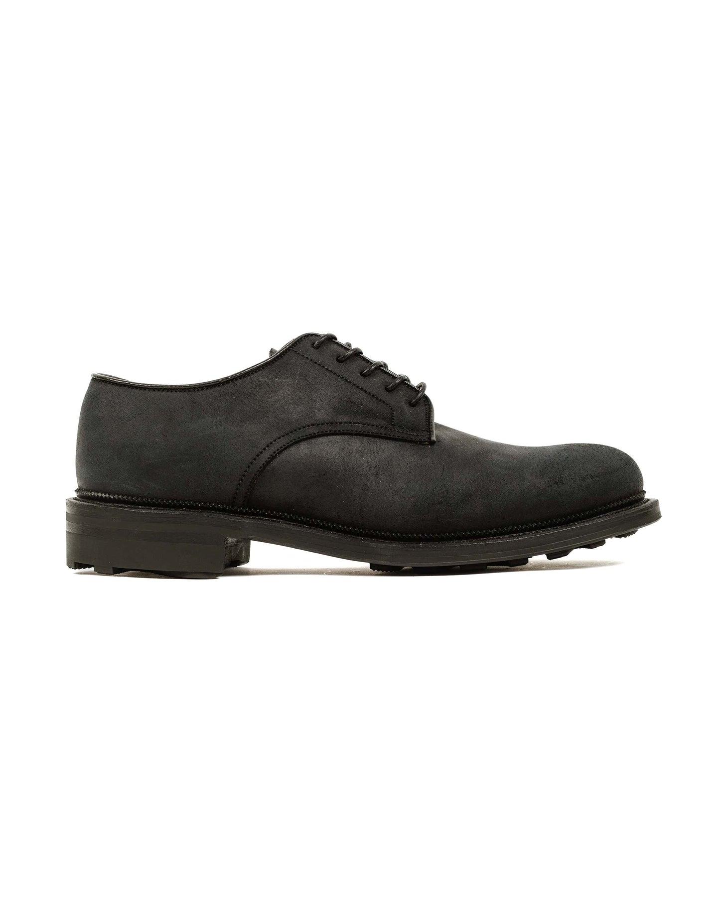 Viberg Rockland Blucher Black Waxy Commander