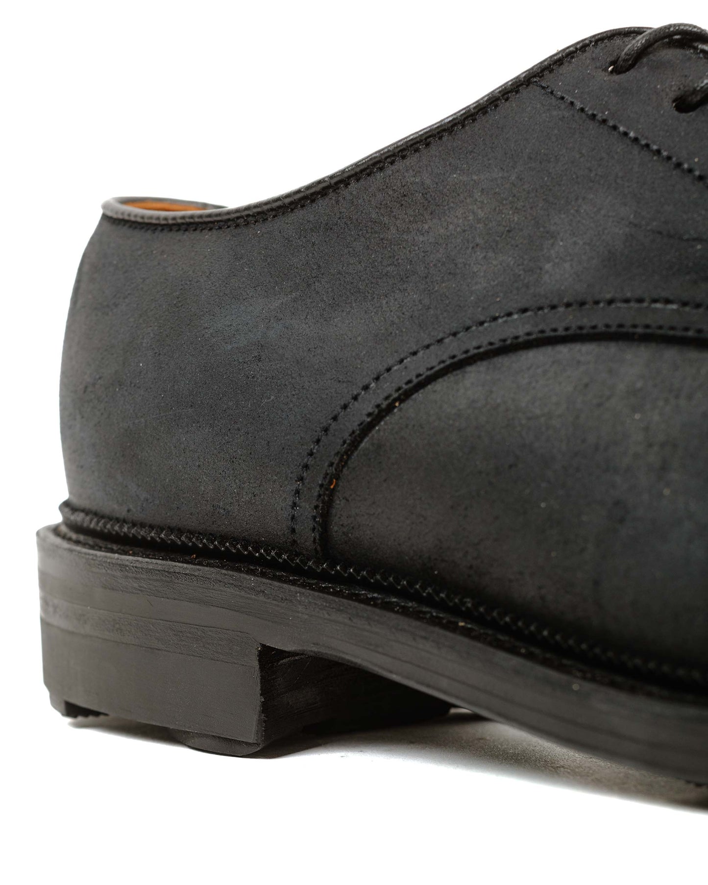 Viberg Rockland Blucher Black Waxy Commander Sole Detail