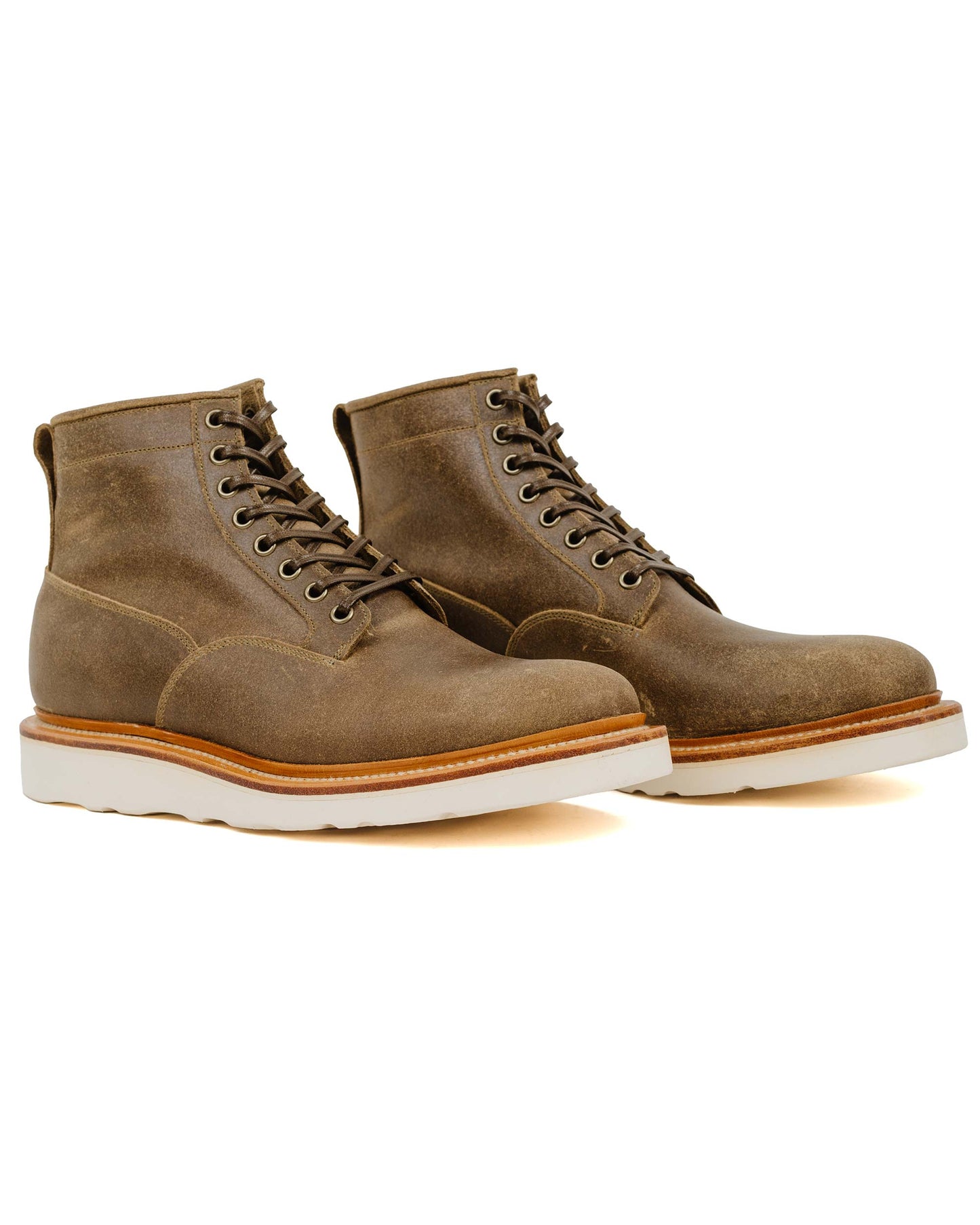 Viberg Scout Boot Nature Waxy Commander Side