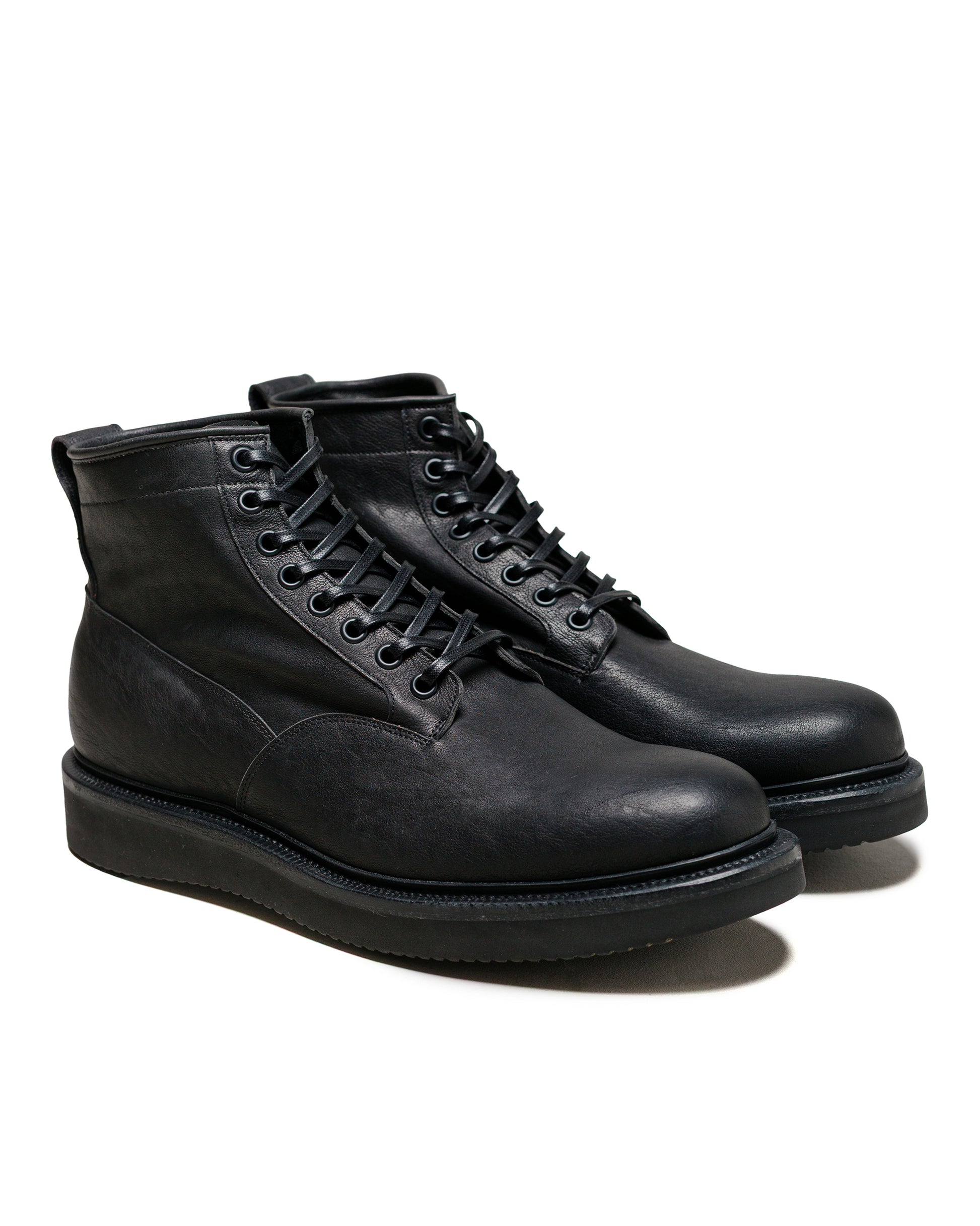 Viberg Scout Boot Nero Washed Kangaroo