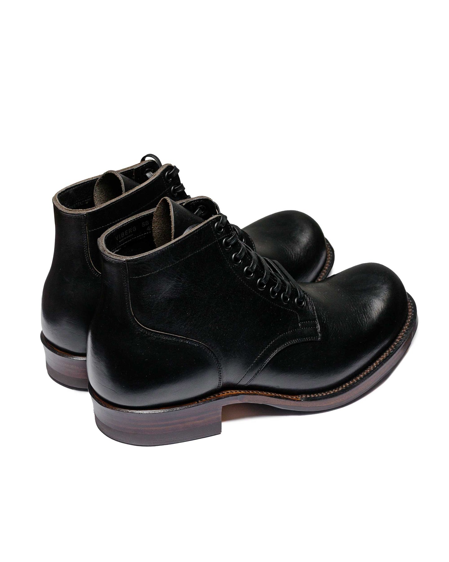 Viberg Service Boot 310 Black Wooly CXL back side