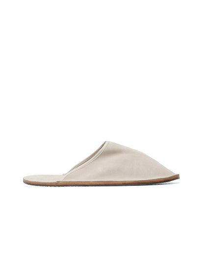 Viberg Slide Parchment Janus Calf Suede