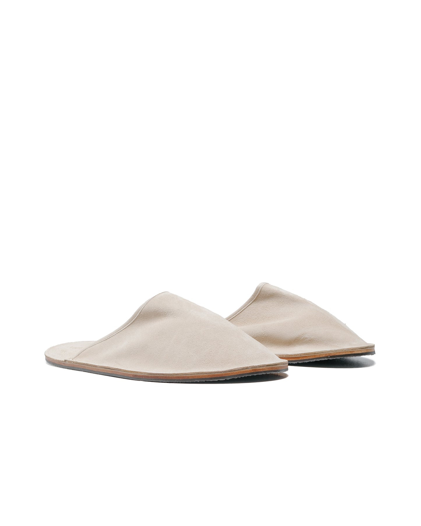 Viberg Slide Parchment Janus Calf Suede SIDE