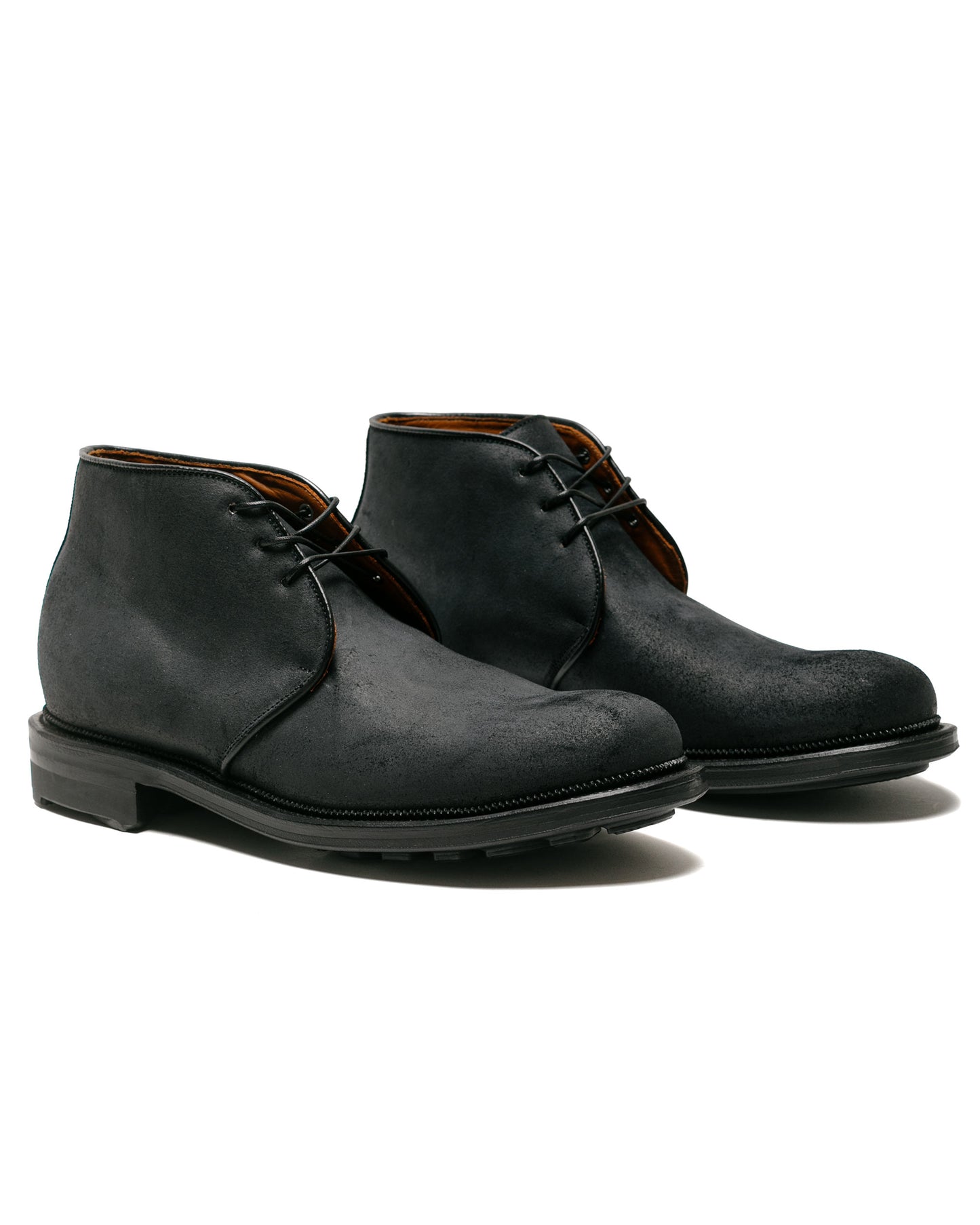 Viberg Uplands Boot Black Waxy Commander Side