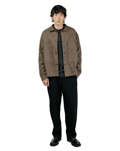 Wanze Chore Shirt Brushed Cotton Wool Plaid