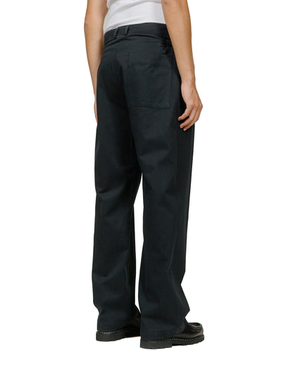 Wanze Cinch Trouser Cotton Twill Black model back