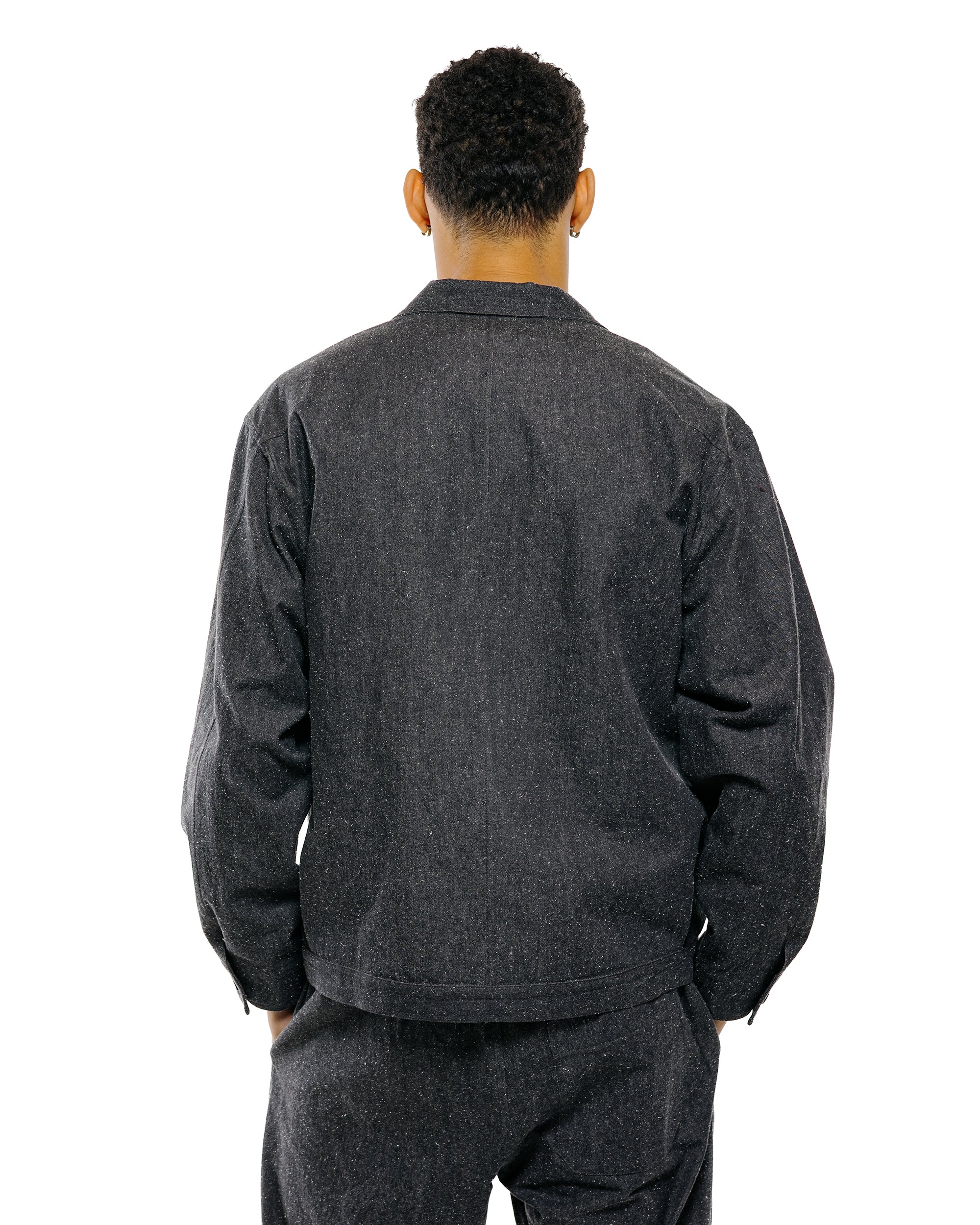 Wanze サイクリスト シャツジャケット コットンシルクシャンブレー