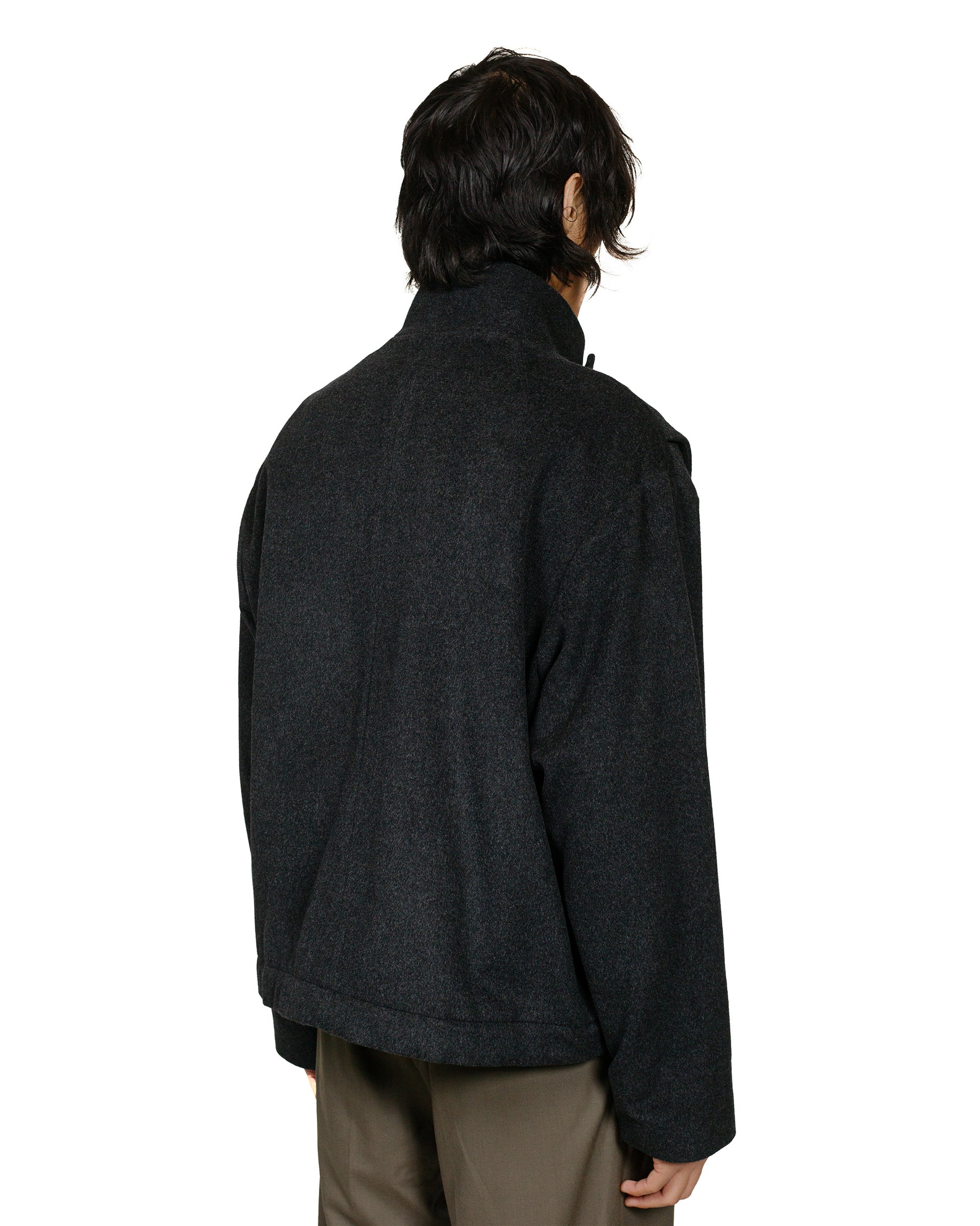 Wanze Dispatch Jacket Cashmere Wool Grey model back