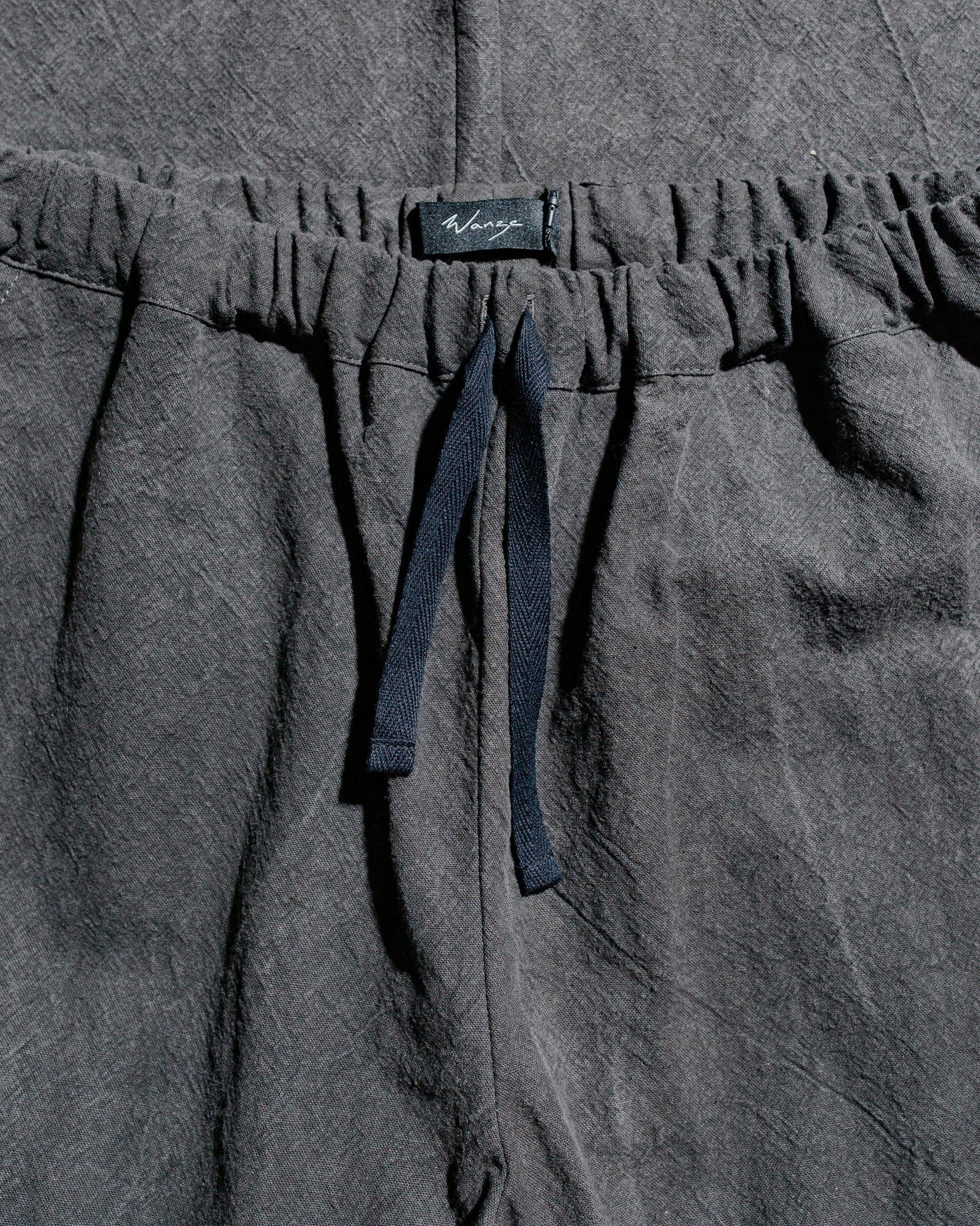 Wanze Easy Pant Cotton Linen Ramie Dark Charcoal