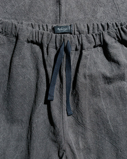Wanze Easy Pant Cotton Linen Ramie Dark Charcoal