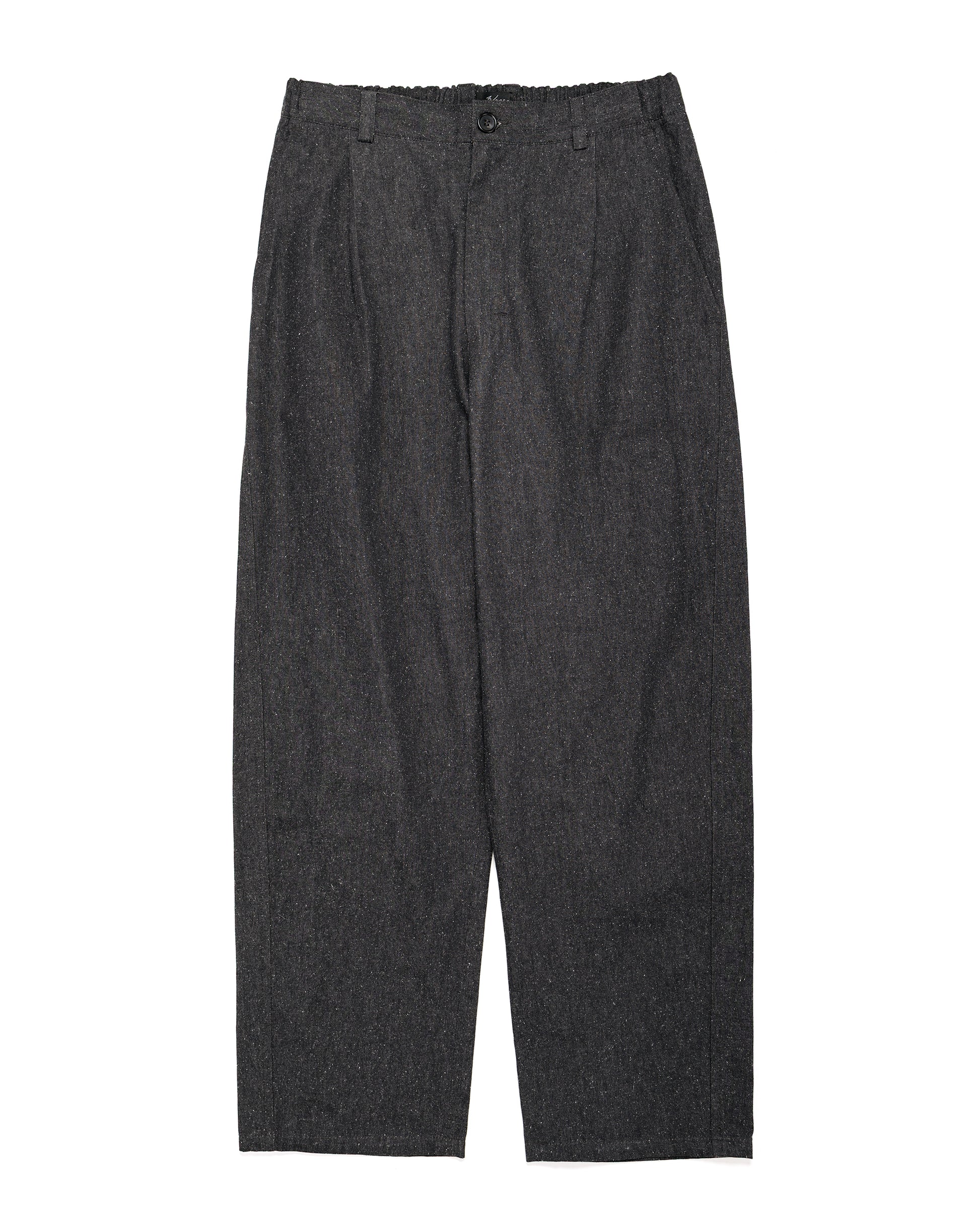 Wanze Easy Trouser Cotton Silk Chambray Black