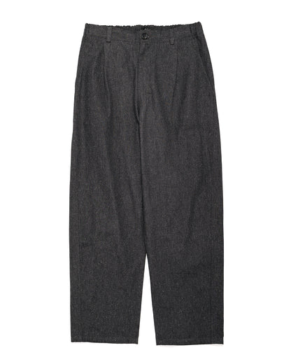 Wanze Easy Trouser Cotton Silk Chambray Black