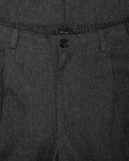 Wanze Easy Trouser Cotton Silk Chambray Black