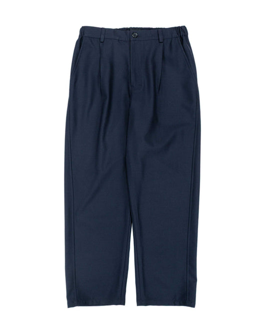 Wanze Easy Trouser Wool Navy