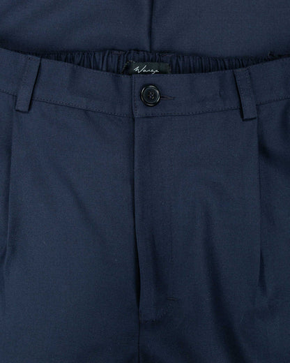 Wanze Easy Trouser Wool Navy