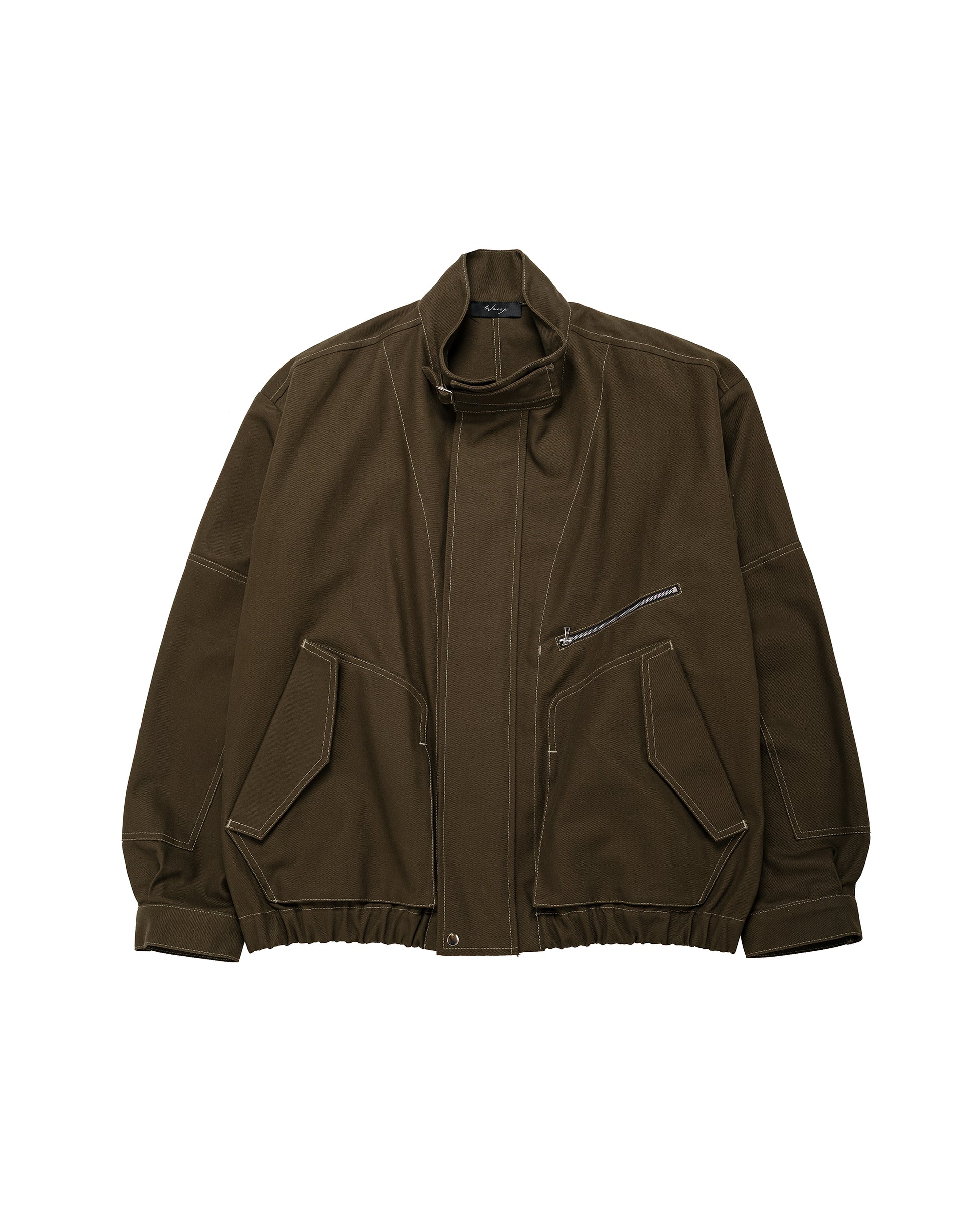 Wanze Flight Jacket Cotton Twill Army Green