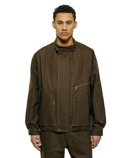 Wanze Flight Jacket Cotton Twill Army Green
