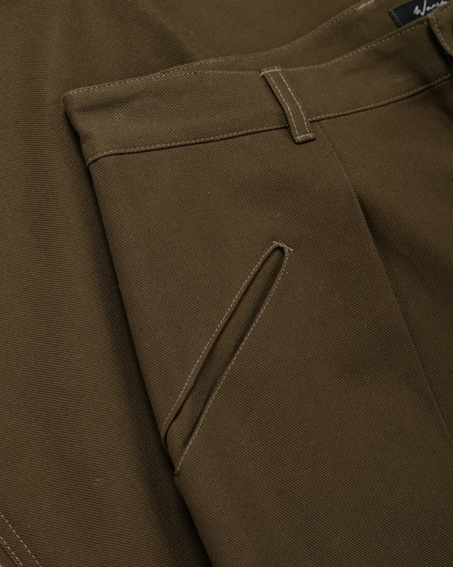 Wanze Flight Pant Cotton Twill Army Green