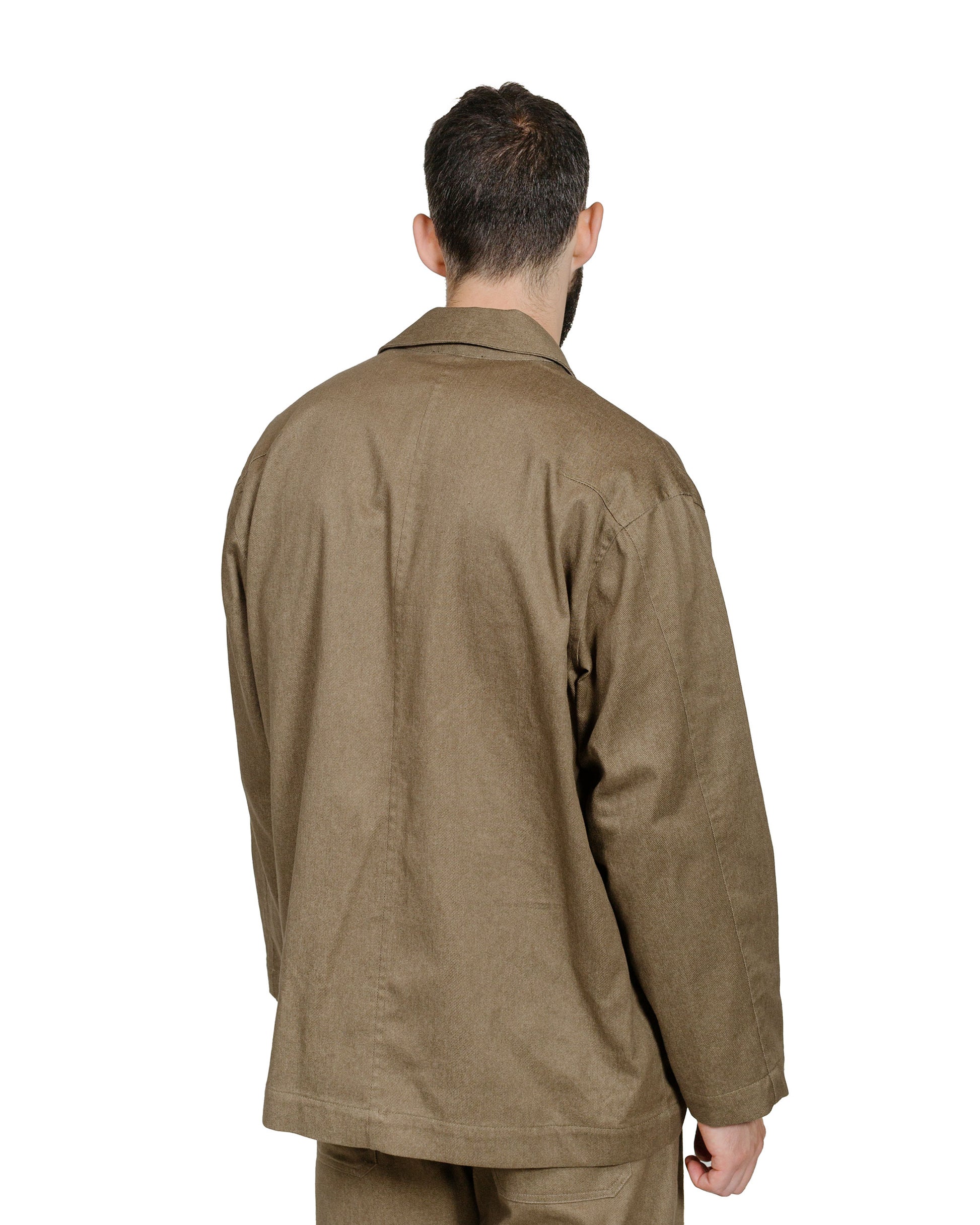 Wanze Forestiere Jacket Cotton Twill Oak model back