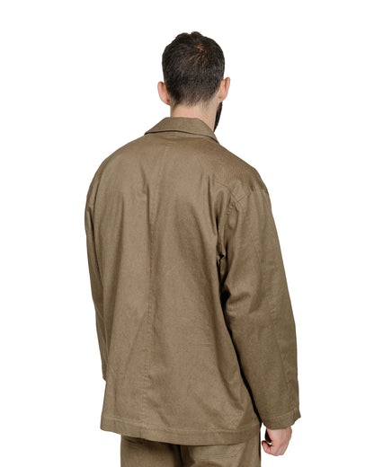 Wanze Forestiere Jacket Cotton Twill Oak model back