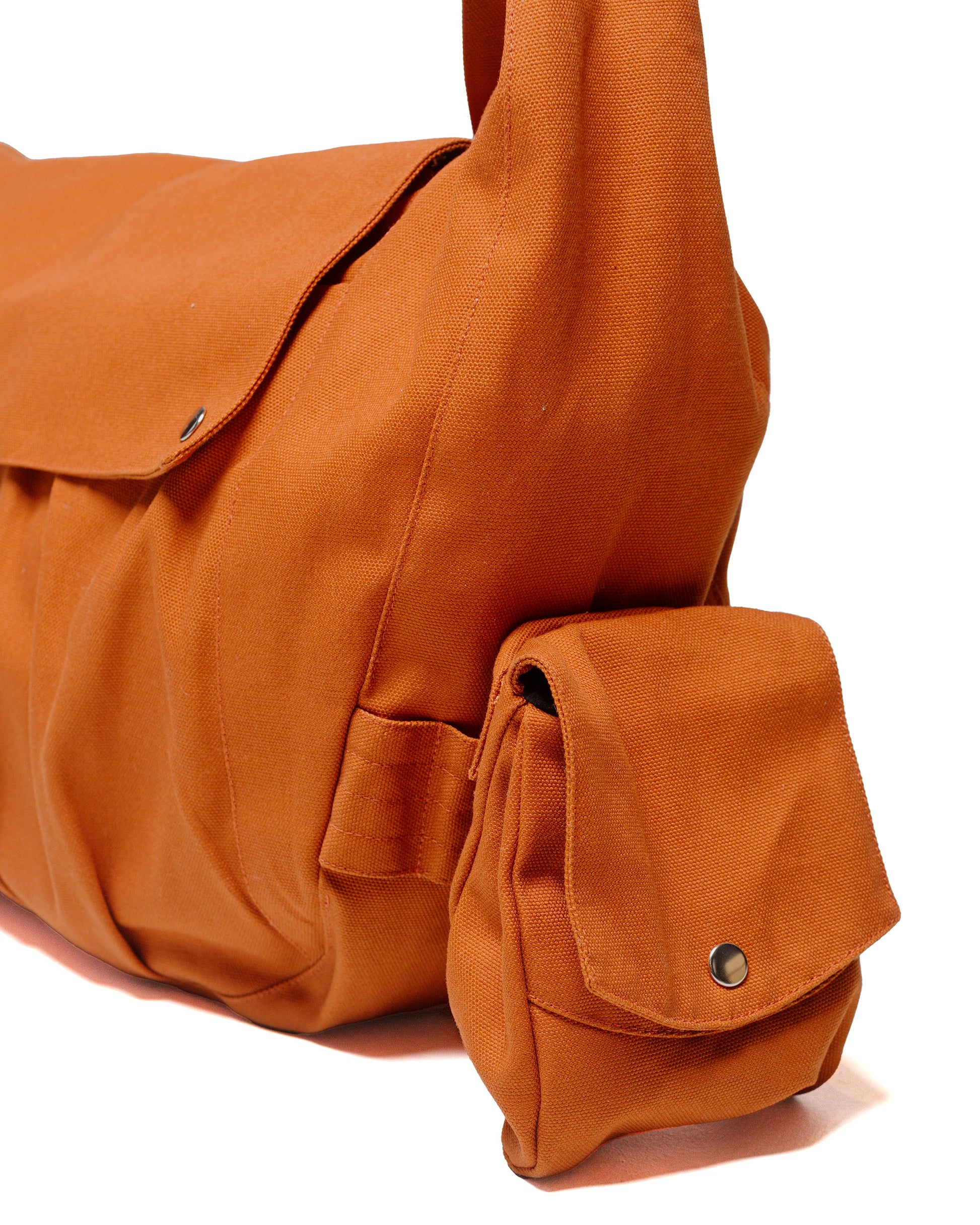 Wanze Recon Bag Cotton Canvas Orange side