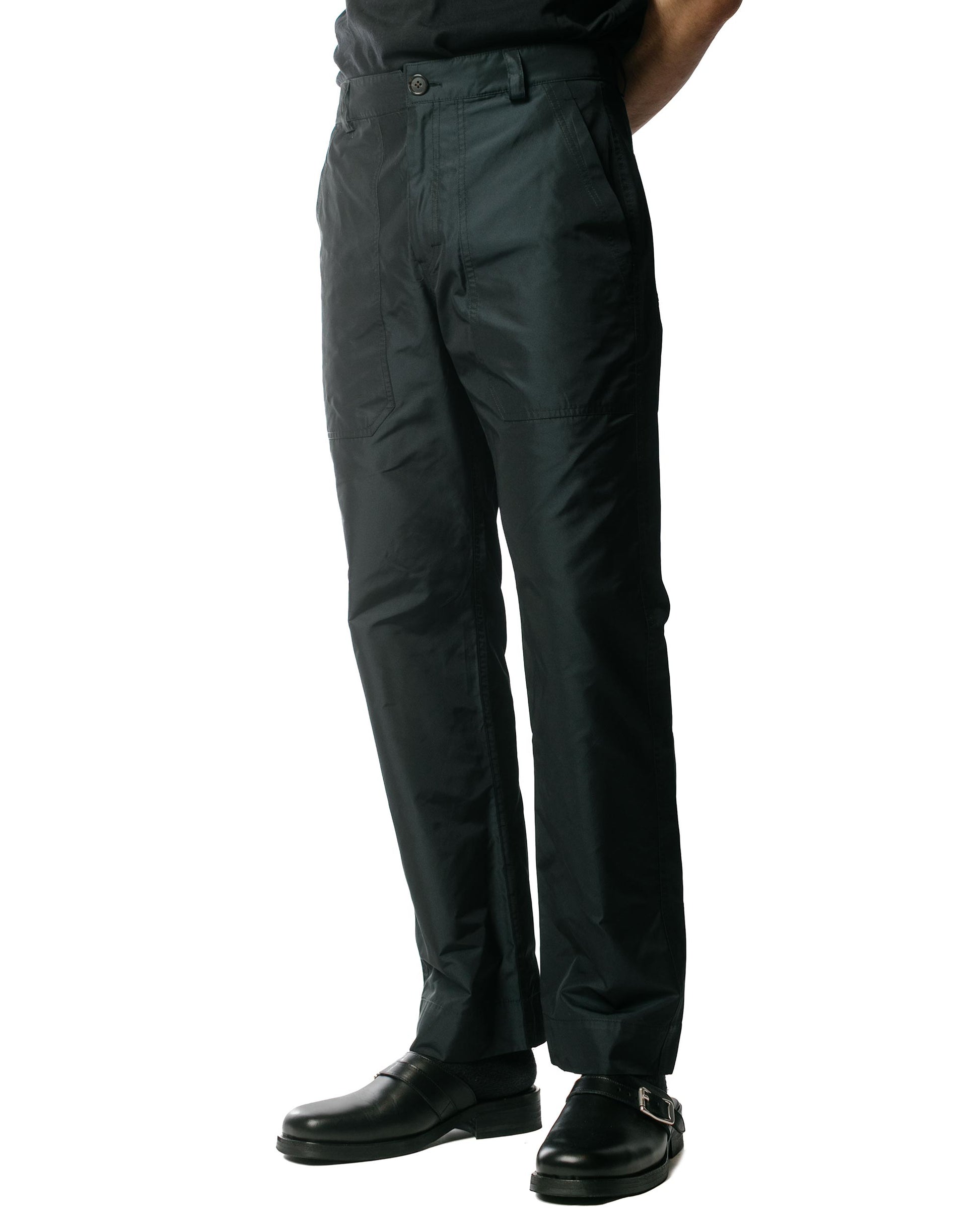 Wanze Straight Leg Baker Pant Radzimir Black Model Front