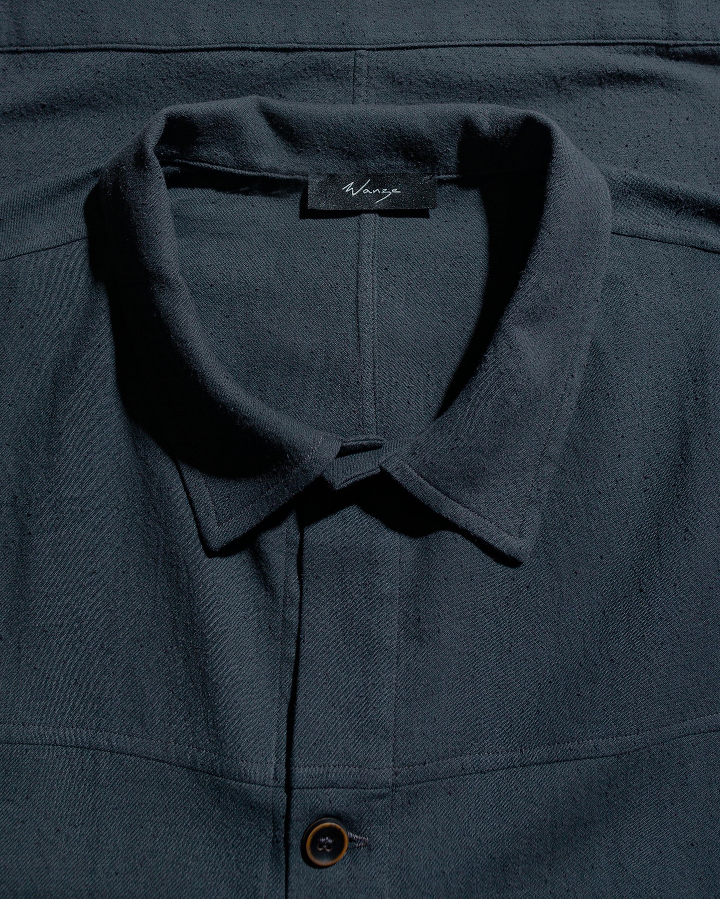 Wanze Type 1 Overshirt Raw Cotton Silk Washed Black