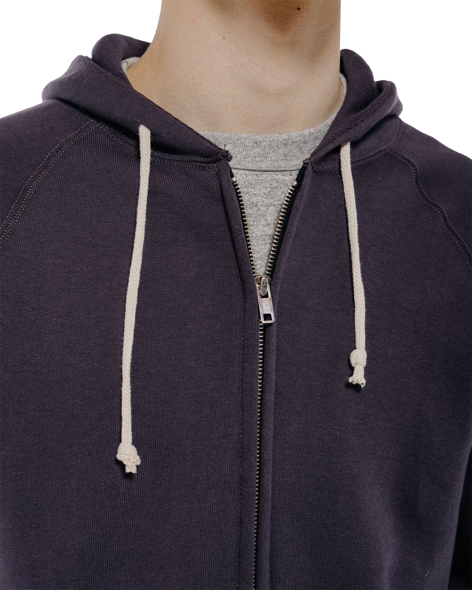 Warehouse Lot. 496 Raglan Freedom Full Zip Hood Dark Navy