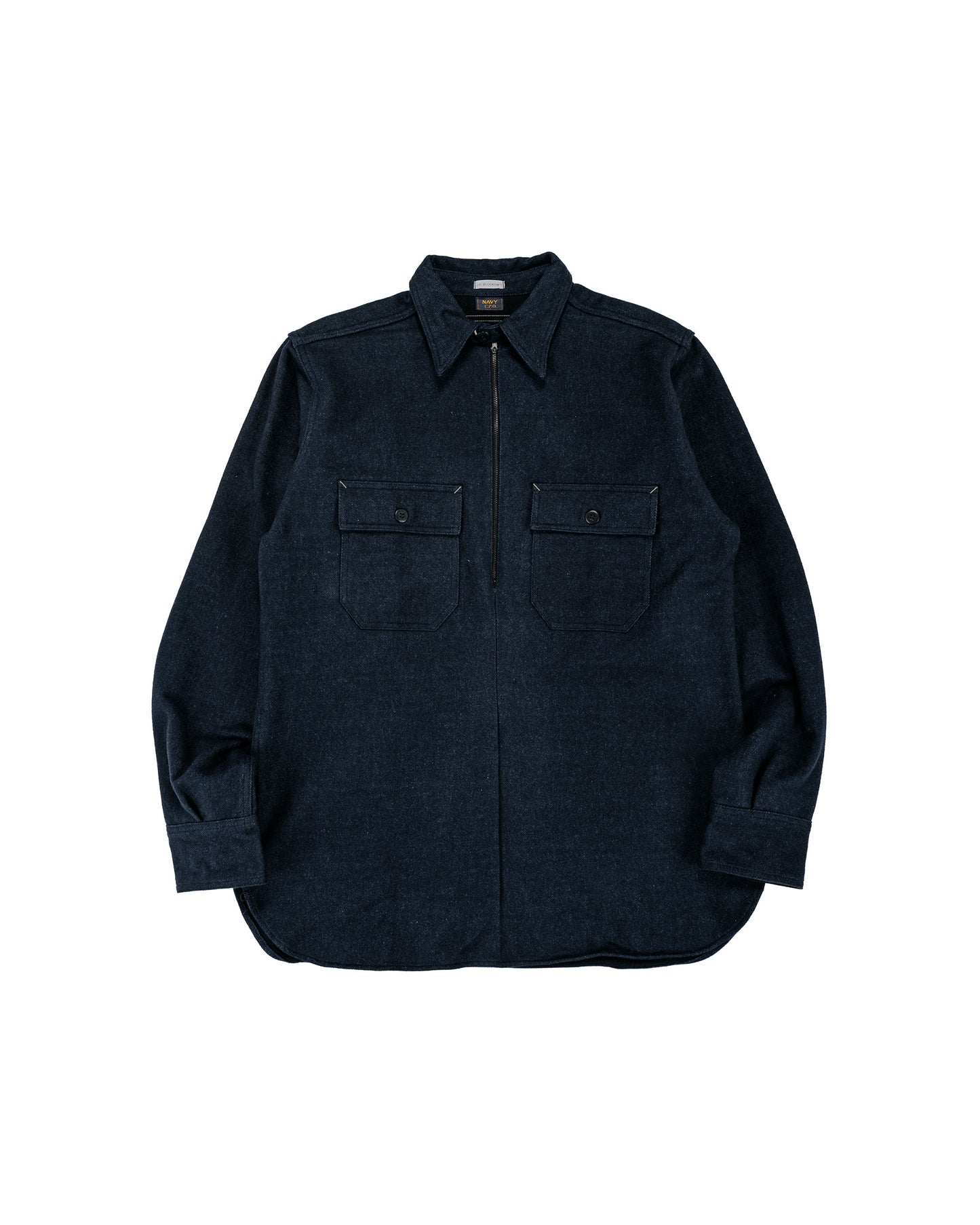 Warehouse Lot. JG-39 C.P.O. Half-Zip Shirt Navy