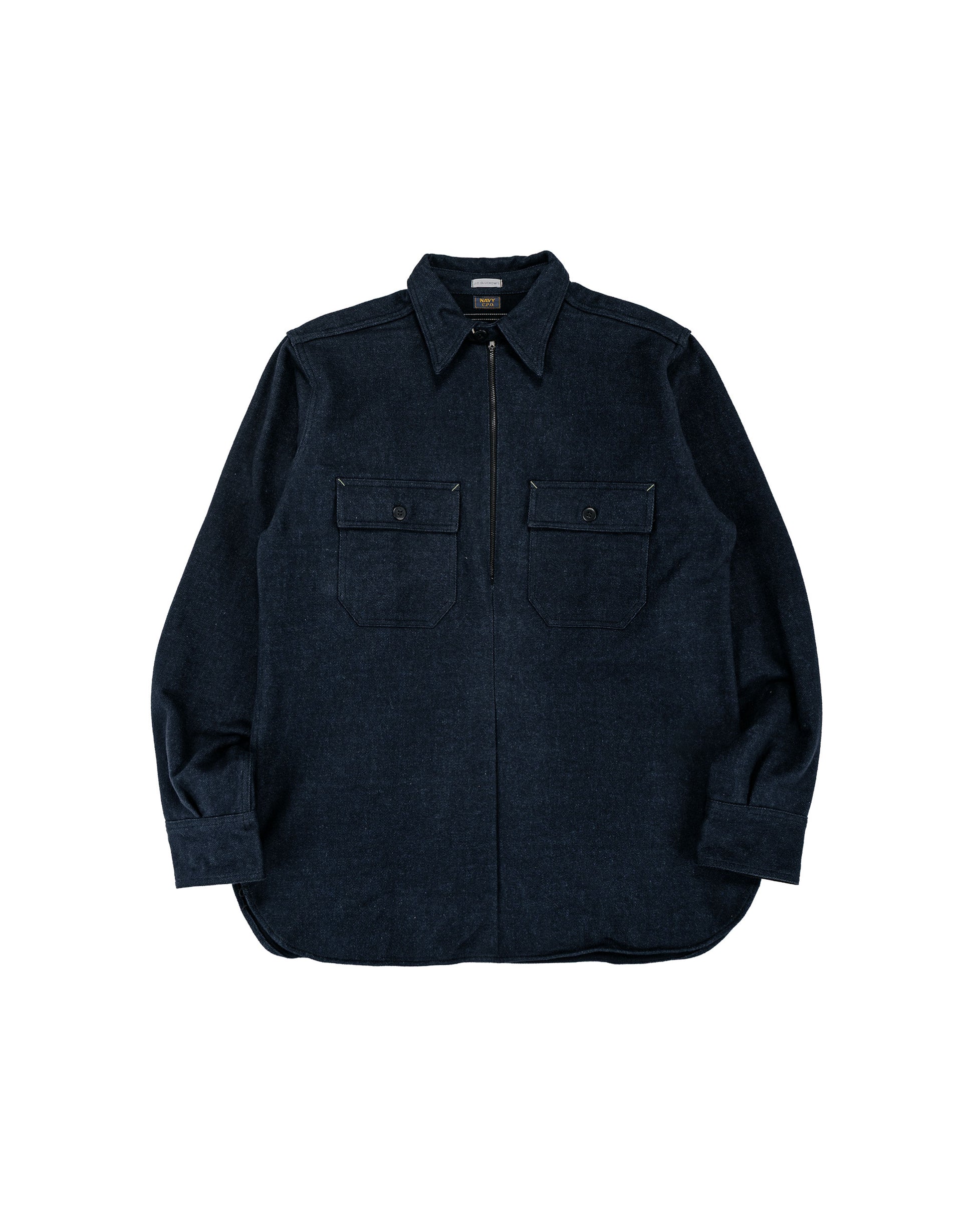 Warehouse Lot. JG-39 C.P.O. Half-Zip Shirt Navy