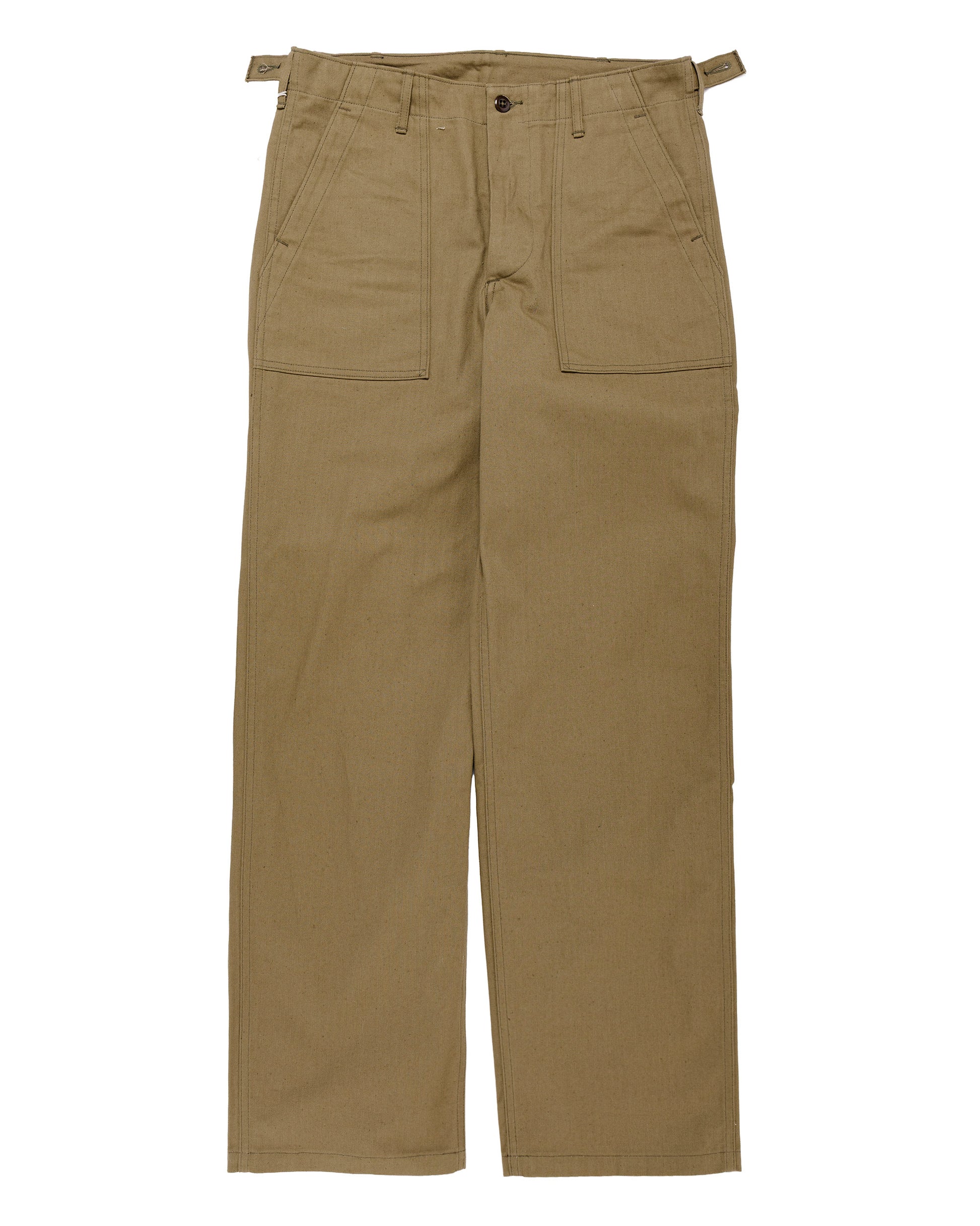 Warehouse Lot. 1086 Military Herringbone Pants OD Green