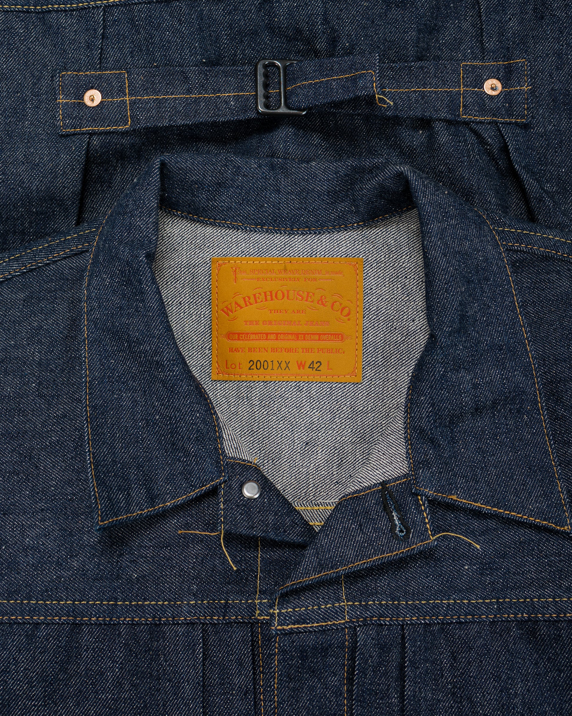 Warehouse Lot. 2001XX 1st Type Indigo Denim