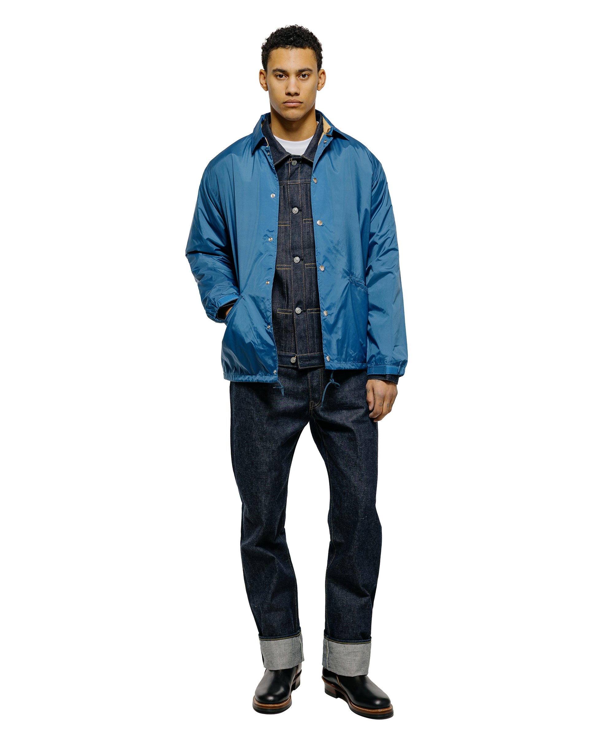 Warehouse Lot. 2230 1970's Guide And Coach Jacket Blue