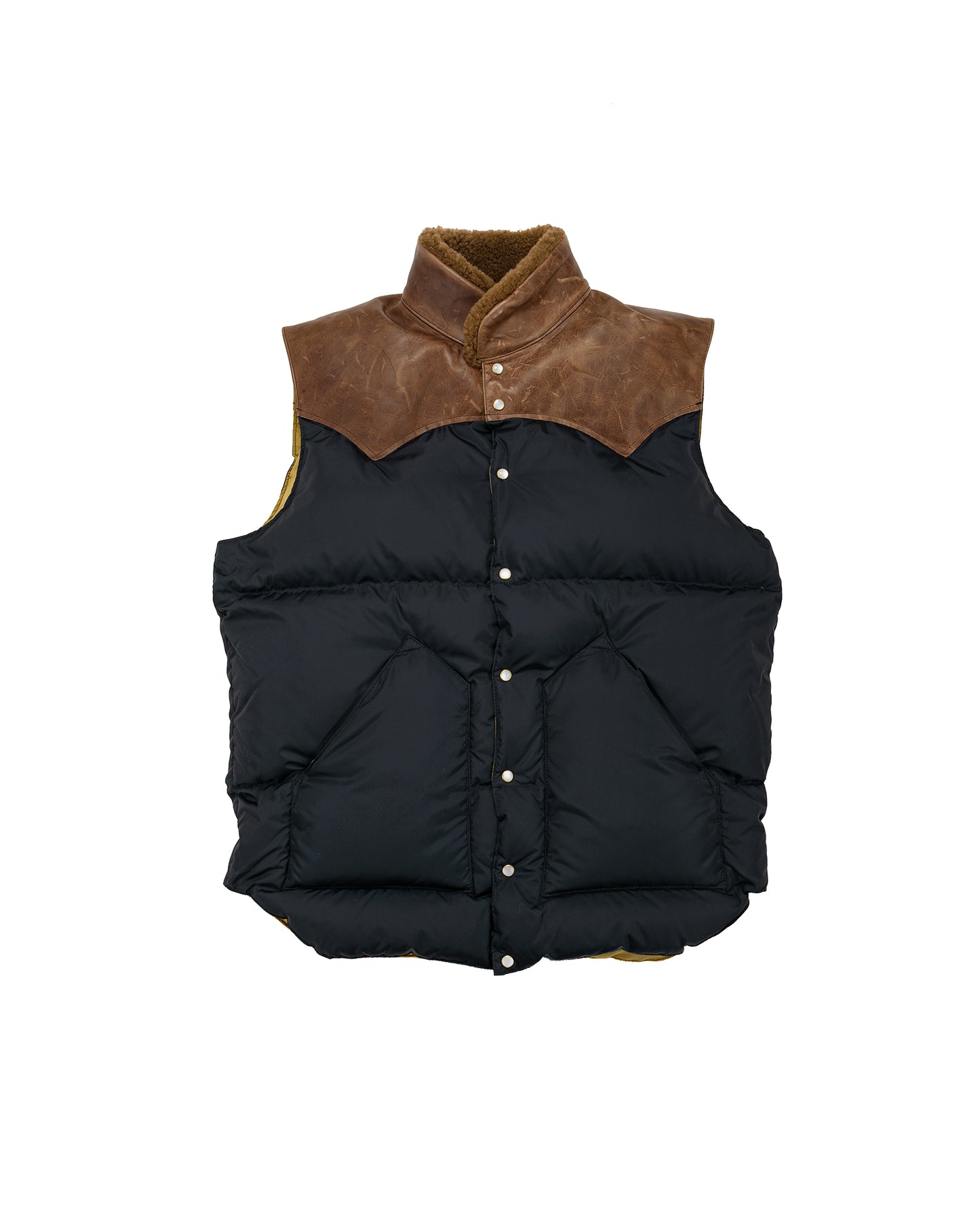 Warehouse Lot. 2235 Rocky Mountain Vest Warehouse Nylon Christy Vest Black