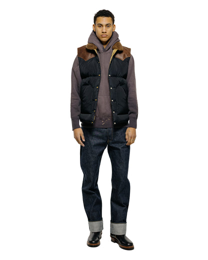 Warehouse Lot. 2235 Rocky Mountain Vest Warehouse Nylon Christy Vest Black