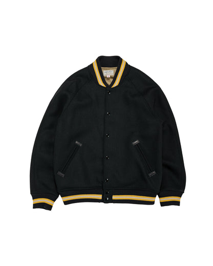 Warehouse Lot. 2239 1950's Army Varsity Jacket Plain Black