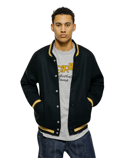 Warehouse Lot. 2239 1950's Army Varsity Jacket Plain Black