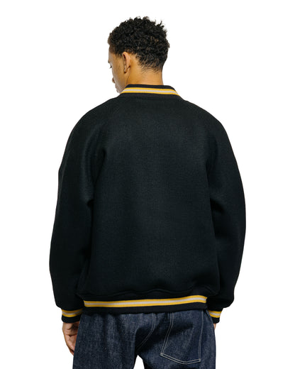 Warehouse Lot. 2239 1950's Army Varsity Jacket Plain Black