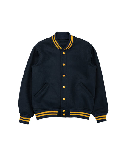Warehouse Lot. 2240 1950's Navy Varsity Jacket Plain Navy