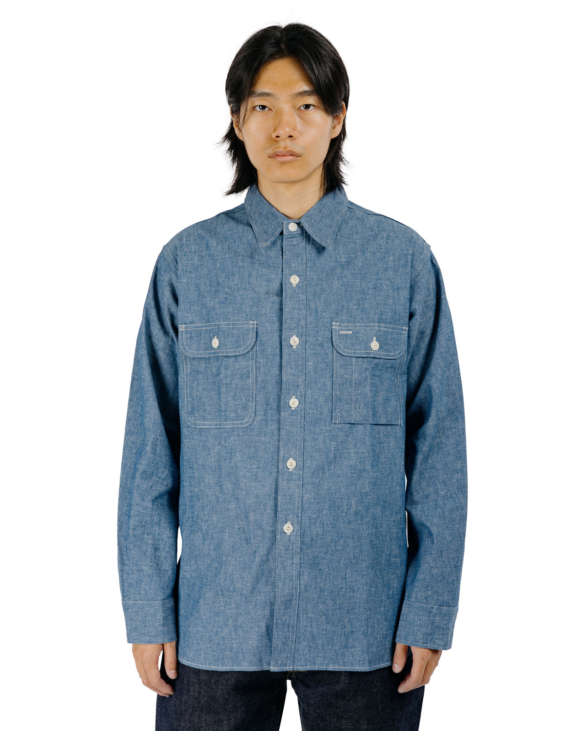 Warehouse Lot. 3048 Big Yank Chambray Shirts Sax