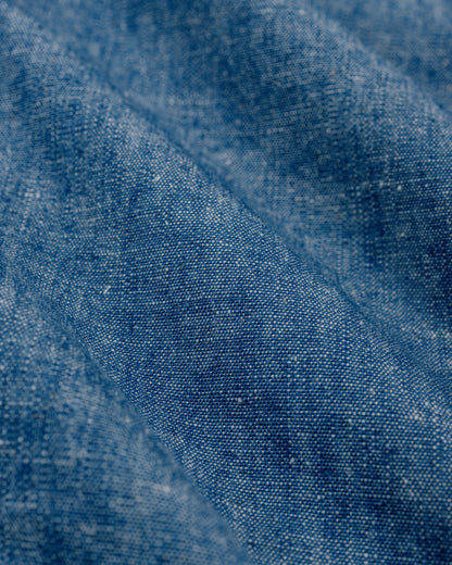 Warehouse Lot. 3064 Ventilation Triple Stitch Chambray Shirt Sax