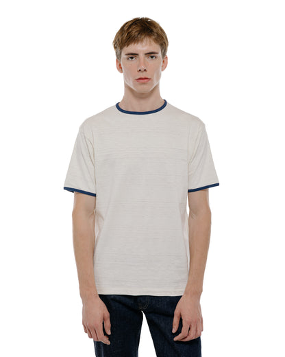 Warehouse Lot. 4059 Ringer T Plain Cream/Navy