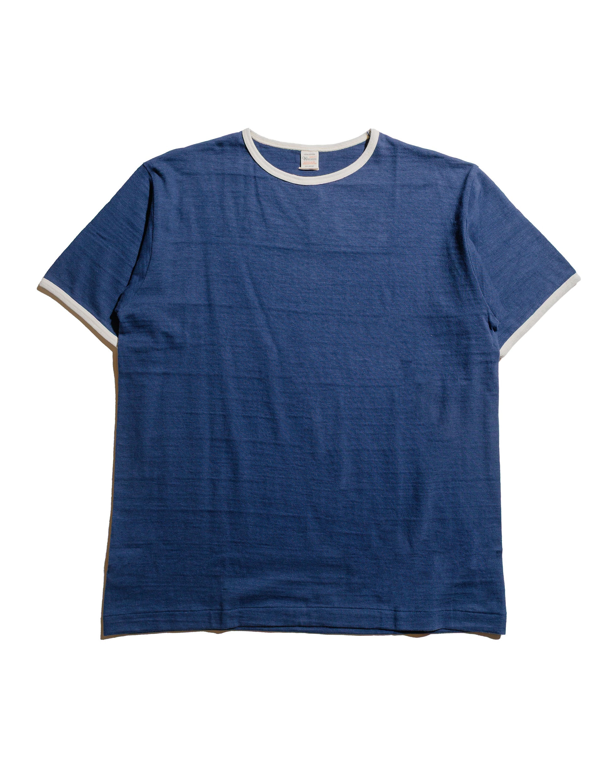lost & found Warehouse Warehouse Lot. 4059 Ringer T Plain Navy/Cream