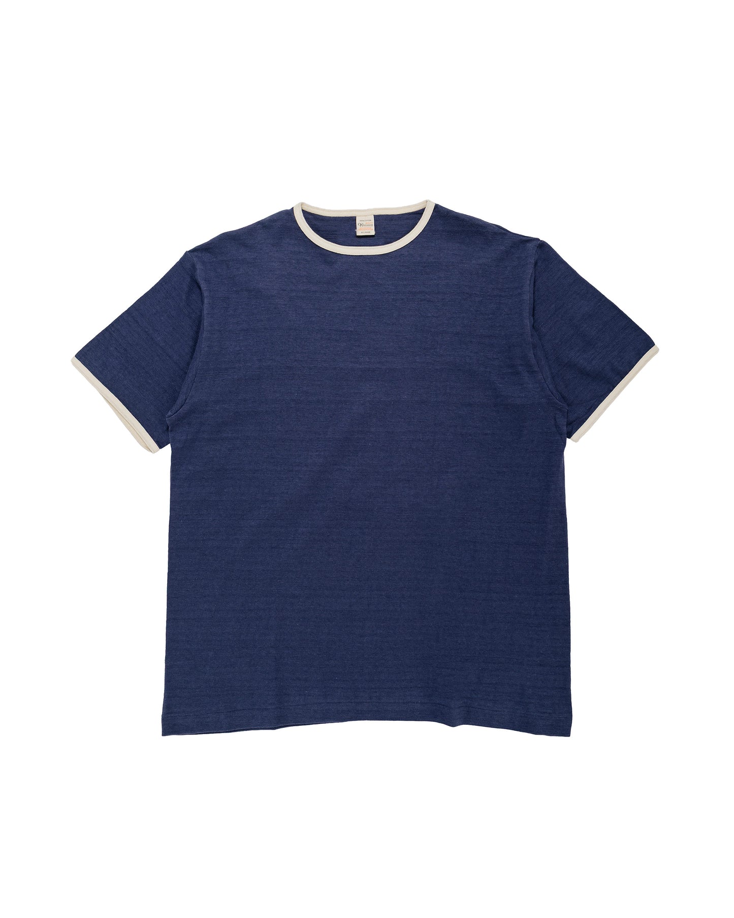 lost & found Warehouse Warehouse Lot. 4059 Ringer T Plain Navy/Cream