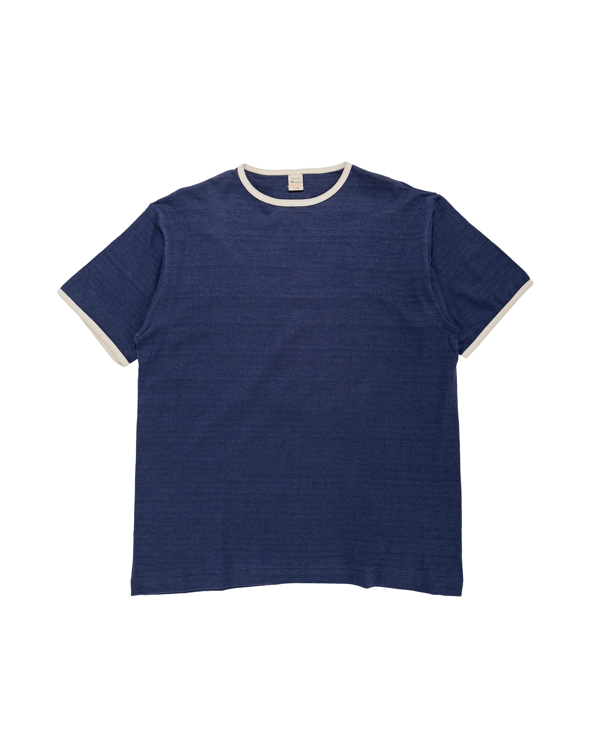 lost & found Warehouse Warehouse Lot. 4059 Ringer T Plain Navy/Cream