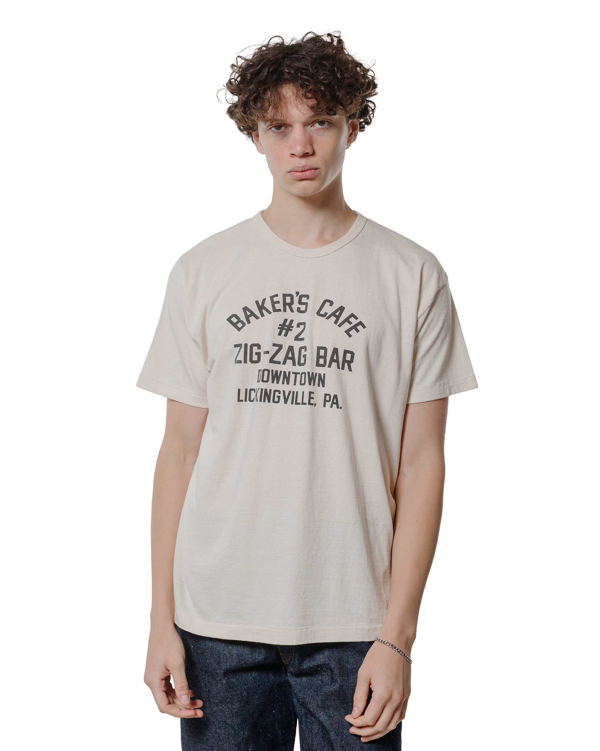 Warehouse Lot. 4064 ZIG-ZAG BAR Cream